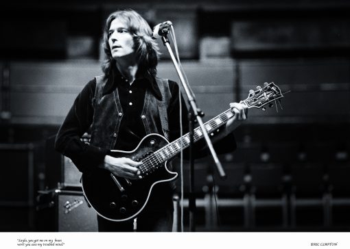 Peter Sanders - Eric Clapton at the Albert Hall Layla you got me on my knees 39in x 28 £500 £ 750 copy