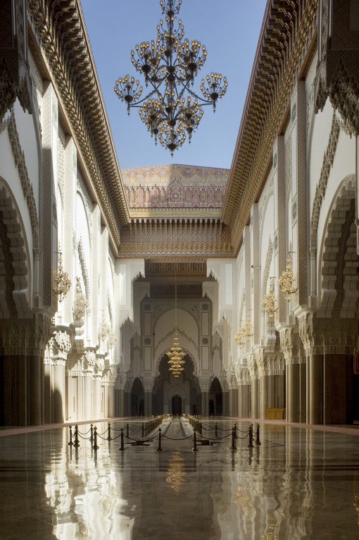 Peter Sanders - Interior of Hassan 2 Mosque V3 24in x 16in £225.00