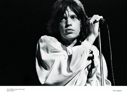 Peter Sanders - Mick Jagger War children its just a shot away. Gimme sheler 39in x29in £500 £ 750 copy